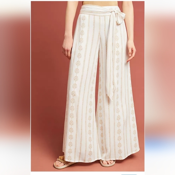 FARM Rio Pants - Farm Rio Everly Tie-Front Pants Sz XS